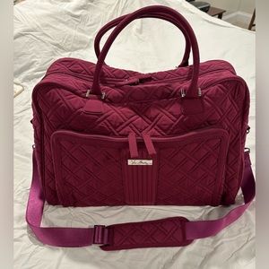 Vera Bradley Mauve Travel Bag